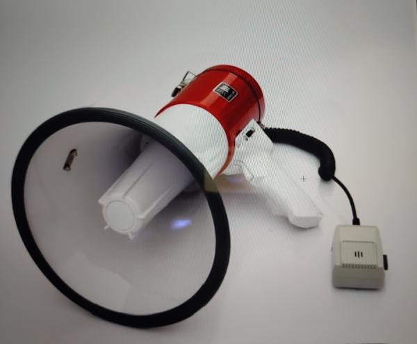Quality 300M Handheld Megaphone With Recorder Hand Held Loud Hailer Battery Operated for sale