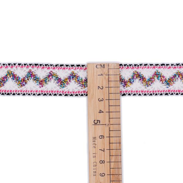 Quality Oeko-Tex 100 2.7cm Organza Cotton Lace Ribbon for sale