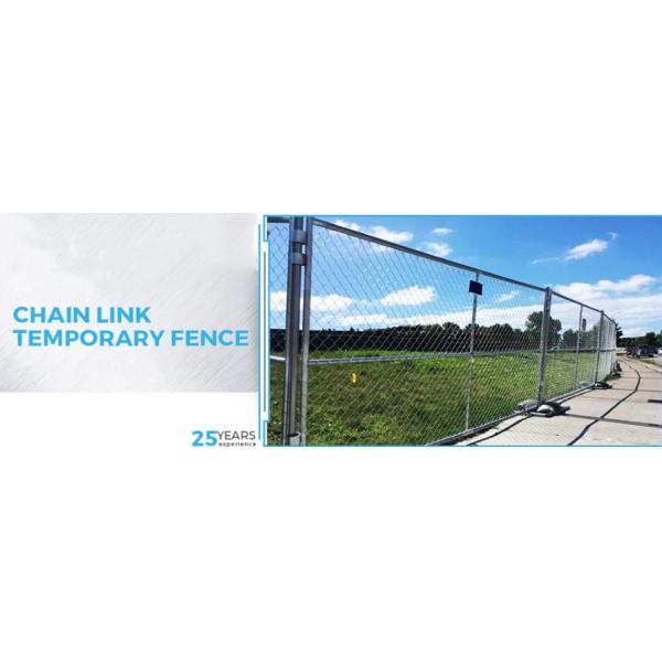 PVC coated American Portable Chain Link Fence Panels