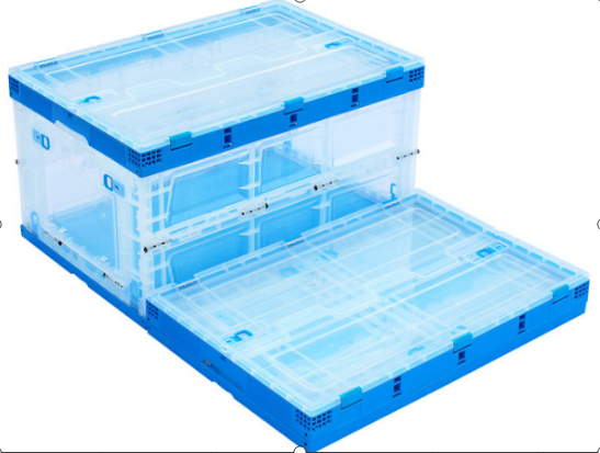 Storage Container Transparent Plastic TOOLS Storage Boxes & Bins Eco-friendly Foldable Injection Modern Folding Rectangle