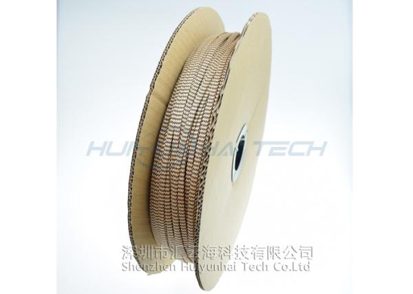 Quality Durable Flexo Pet Braided Sleeving Flame Retardant High Melting Point for sale