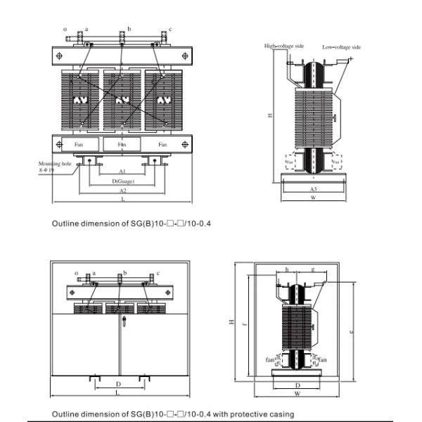 DRY TYPE TRANSFORMER 10kV SG(10),50kVA, Dry Type Transformer price, Dry Transformer