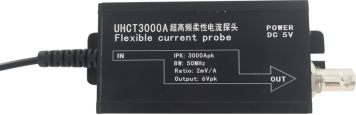 MEASTEK UHCT3000A 3KA Lightweight Portable High Current Probe 80A/ns Transient Response For Power Grid Short Circuit Diagnosis , Anti-electromagnetic