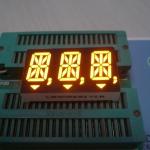 Green Alphanumeric Triple-Digit 14 Segment LED Display For Instrument Panel 14