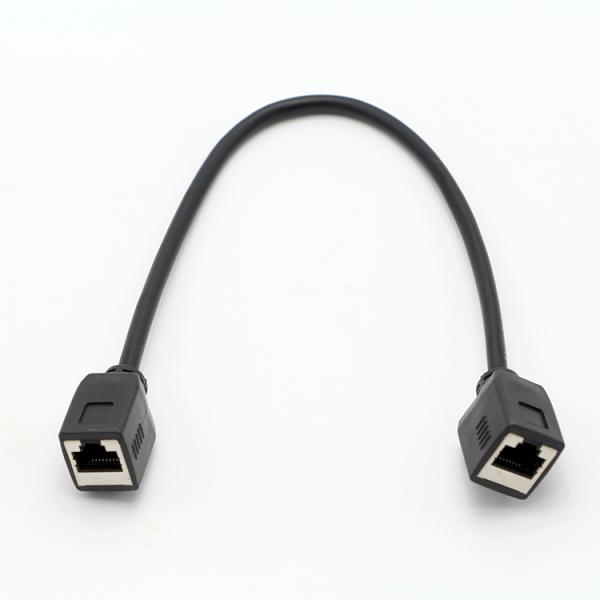 Customization 1M 2M 3M Cat5 RJ45 8P8C Female Socket To RJ45 Female Socket Lan Ethernet Network Cable