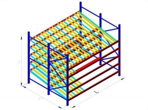 Buy cheap First In First Out Type ASRS Racking System Carton Flow Racking product