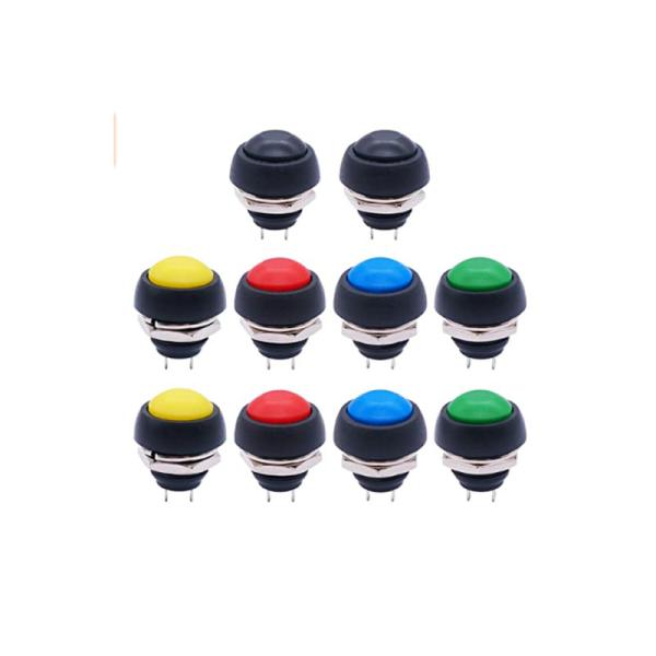 Quality PBS-33B 2 Pin Waterproof Momentary Push Button Switch for sale