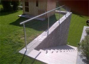 Buy cheap Custom Handrails Balustrade Stainless Steel Wire Rope Mesh 1.2mm For Architecture product