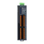 Modbus TCP/IP Slave I/O Module 24VDC 2 RJ45 16 Port DI DO Din Rail NPN PNP