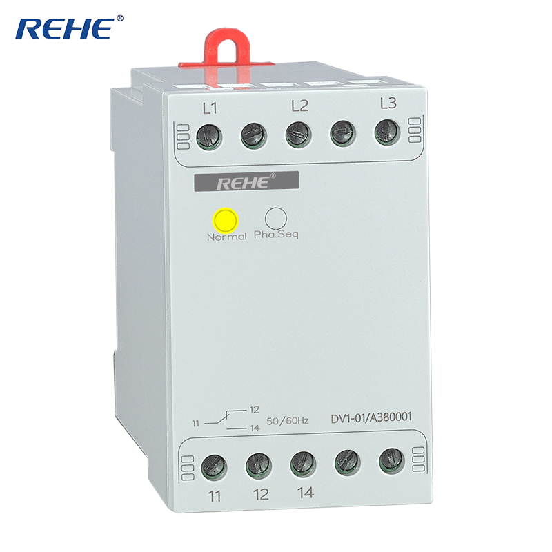DV1-01 Programmable Complete Monitoring 3 phase Mains Voltage Monitor Relay