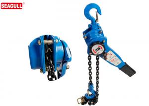 China Blue 1 / 2  Ton Manual Chain Lever Hoist / Heavy Duty Chain Come Along Lift Height 3m on sale