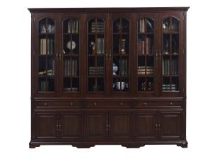 Home Office Study room furniture American style Big Bookcase Cabinet with Display chest can L shape for corner wall case