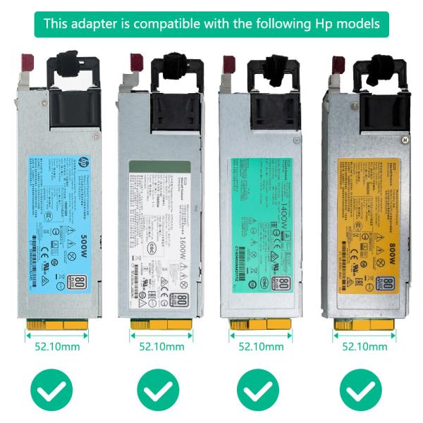HP power adapter with 12 12V ATX6PIN power ports and 2 4PIN power ports, pressure regulator interface with voltage LED display and power switch