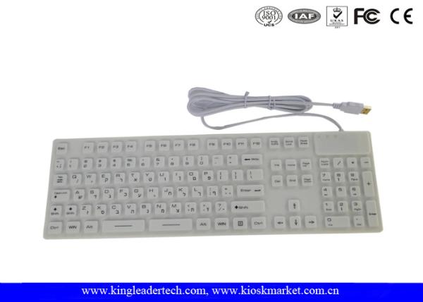 Quality Hebrew Layout Waterproof Keyboard With Customzied Language Key Layout for sale