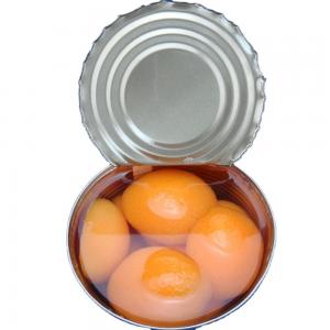 Buy cheap OEM Fresh Apricot Syrup Fruit Canned Yellow Peach In Halves Slices Dices product