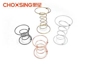 Golden Chrome Plating Double Cone Springs Opening Diameter 80 - 130mm