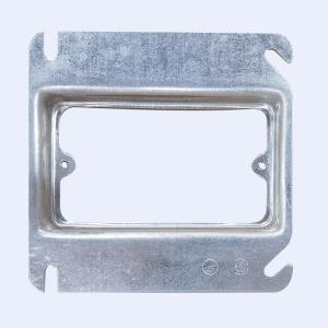Galvanized Conduit Junction Box Pre Fabrication 4x4 Square With Screws