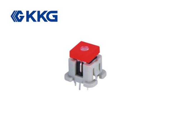 Quality 8.3x8.6mm Smd Red Illuminated Rocker Light Switch 100,000 Cycles SGS Approved for sale