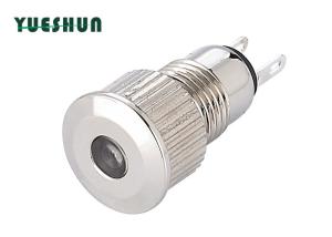 8mm Panel Mount LED Indicator Lights , 24V Panel Indicator Light Dot Symbol LED
