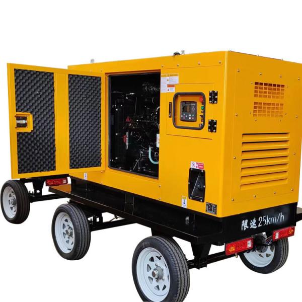30KW Kangmingsi Generator Set with ISO9001 Sound Attenuated Enclosure Water