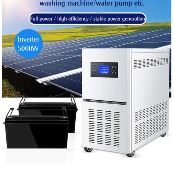5000W Off Grid Solar System with 48V DC Input and 220V Pure Sine Wave for Home Power