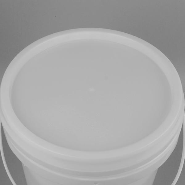 10L Food Grade Plastic Oil Bucket 3 Gallon Bucket With Spout White Round