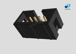 IDC Header connector, PCB Mount Receptacle, Board-to-Board, 2X4 Position, 2.0mm Pitch, Gold Flash, vertical，DIP