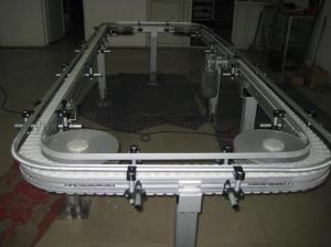                  Turning Series Flat Curved Belt Conveyor Machine Convyor System             