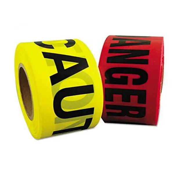 Quality Factory Customized Barrier Tape PE Red Yellow Rolls Danger Caution Warning Tape for sale