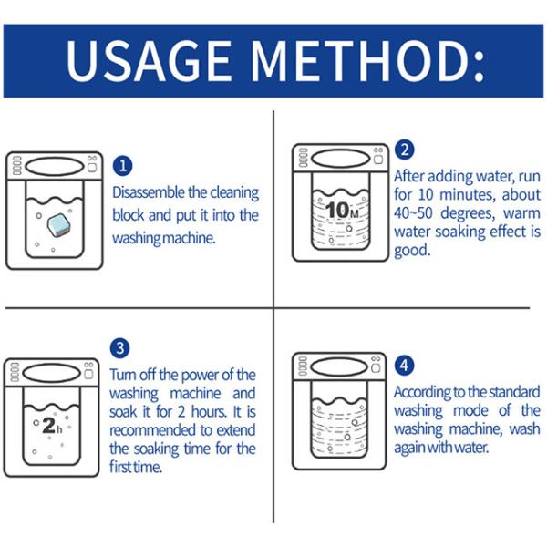 Washing Machine Tank Cleaner Effervescent Tablet Sterilization And Powerful Descaling Artifact