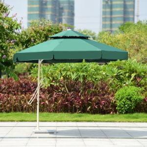 Quality Red Frame Large Garden Parasol 3 Meter Rectangle Parasol OEM for sale