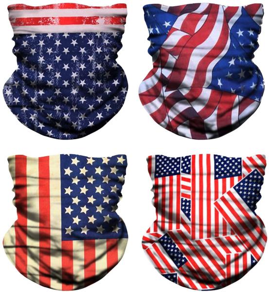 Quality Square 100% Cotton Black Green Red Handkerchief Headband for sale