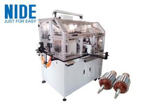 Semi-Auto Small Rotor Armature Wire Coil Winding Machine Low Noise for slot motor wire winding