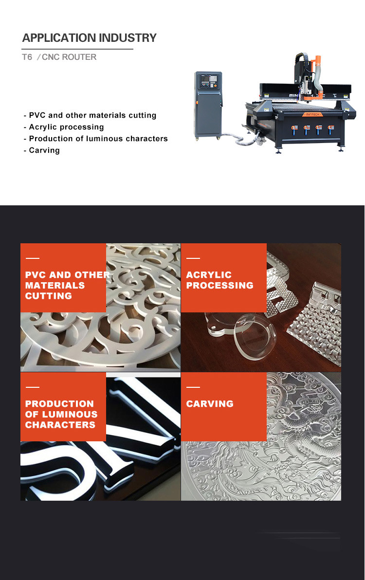 ATC CNC Router Machine 1325 For Acrylic Engraving