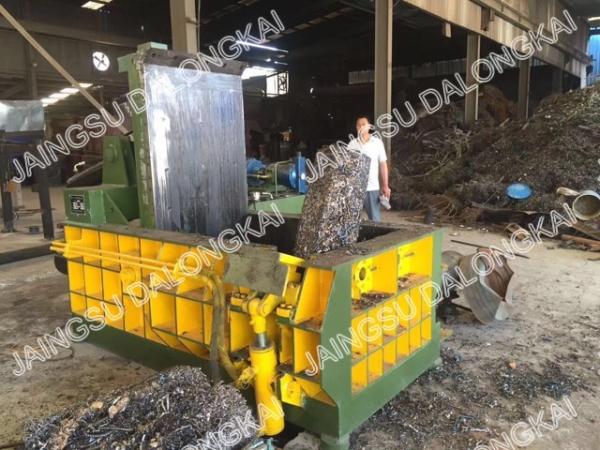 Quality 9.5 Tons Scrap Baler Machine For Leftover Copper for sale