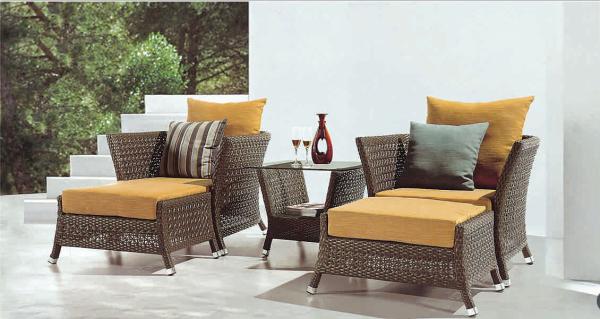 Quality outdoor furniture wicker poolside bench-1004 for sale