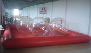 China Inflatable Pool / Inflatable Water Ball Pool For Rental Business on sale