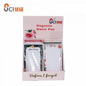 China Reusable Fridge Magnetic Memo Pad With Pen Custom Design ISO on sale