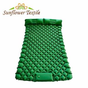 China 200x122x7cm Milk Silk Foldable Camping Bed Self Inflating Sleeping Pad on sale