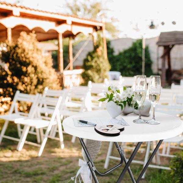 Indoor Outdoor Gathering High Top Table Bar Height Folding Table for Bar Furniture