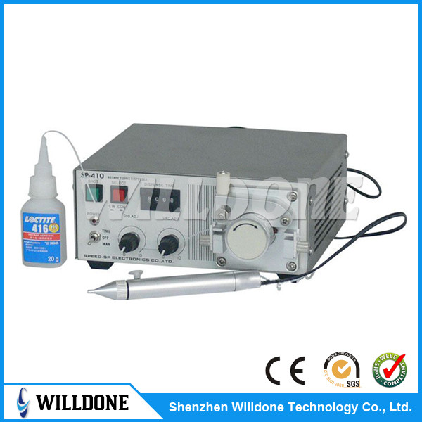 Silver Color Automatic Glue Dispenser Electric Driven 188 X 168 X 88mm