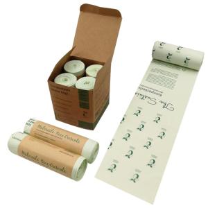 China Pulp Moulding 20L 4Roll/Set Biodegradable Trash Bag on sale