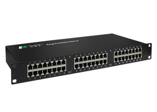 Quality 24 Port Self Adaption Power Over Ethernet Surge Protector for sale