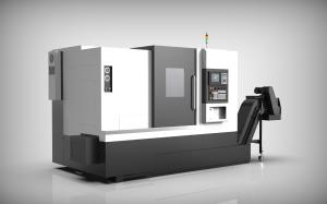 Cnc Lathe Double Spindle Slant Milling Lathe