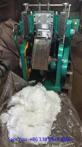 China Polyester tow viscose fiber precise size cutting machine on sale