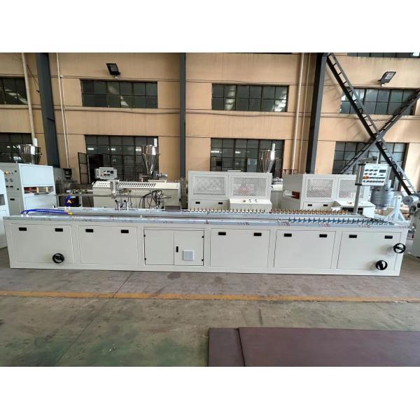 Customized Plastic PVC Window Fence Wall Panel Profile Extrusion Machine Production Line