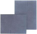 High Temperature Refractory Rsic Silicon Carbide Plate with SiO2 Content of 0.3