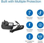 1A Adjustable 3-12V DVR Adaptor DC 12V 2A Output AC-DC Switching Power Adapter