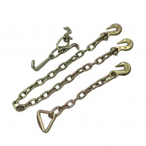 Buy cheap Load Lifting G70 2 3/8 10000 Lbs Chain With Delta Ring And Grab Hook Test Load 48kN product