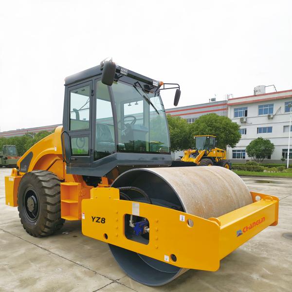 CHANGLIN YZ8 Vibrating Road Roller Equipment Compaction Operation